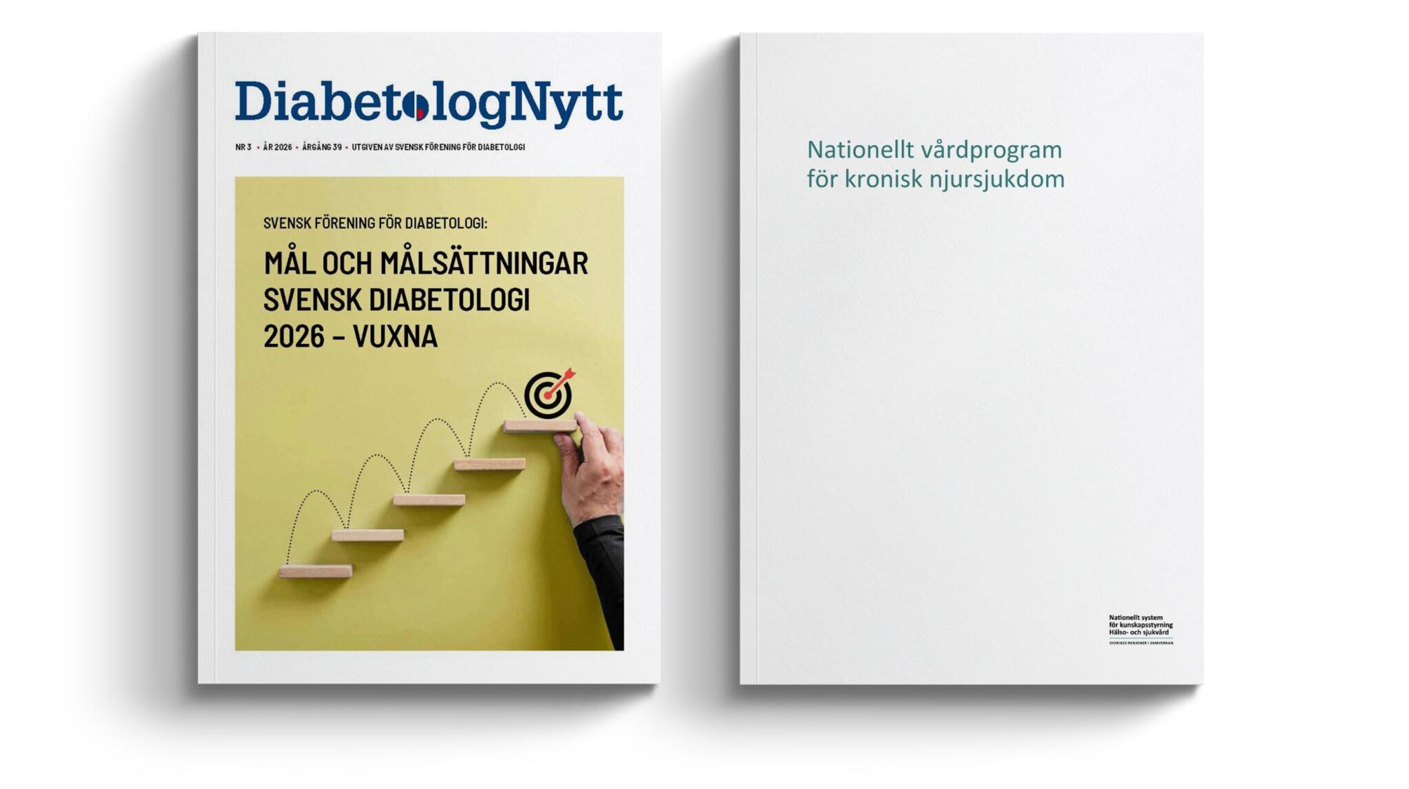 Omslag till de två publikationerna